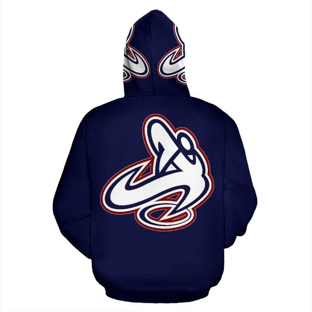 ATHLETIC APPARATUS NAVY 2 UNISEX PULL OVER HOODIES