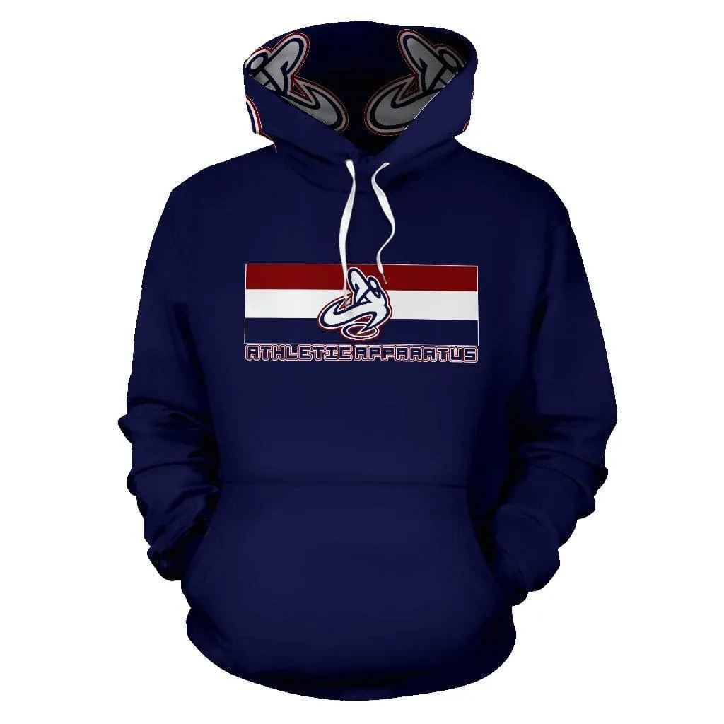 ATHLETIC APPARATUS NAVY 2 UNISEX PULL OVER HOODIES