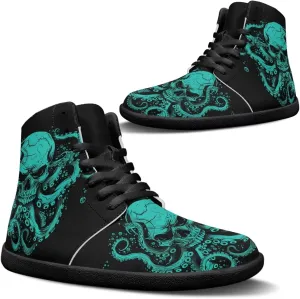 Binienty Mens Barefoot Shoes High Top Womens Minimalist Trail Running Barefoot Shoes Wide Toe Box