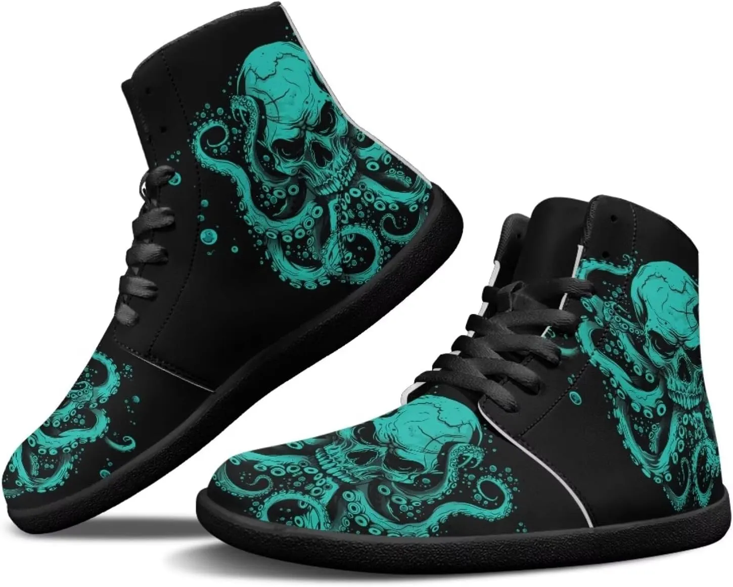 Binienty Mens Barefoot Shoes High Top Womens Minimalist Trail Running Barefoot Shoes Wide Toe Box