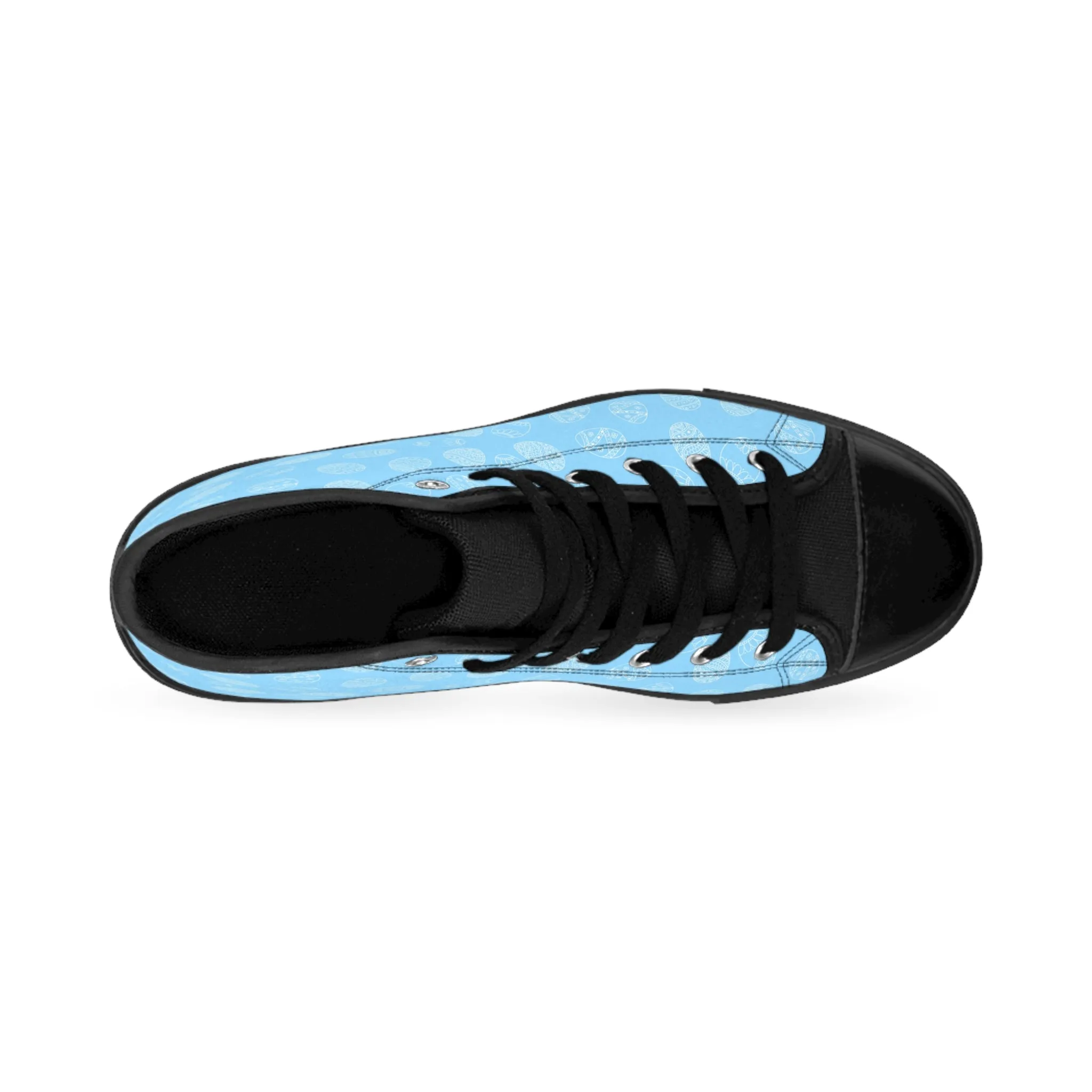 Blue Easter Eggs Women's Classic Sneakers