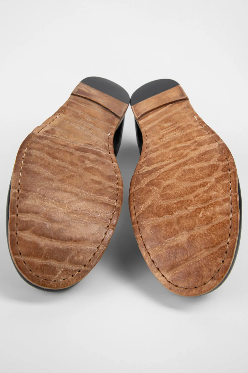 BRUCE rugged-black derby shoes.