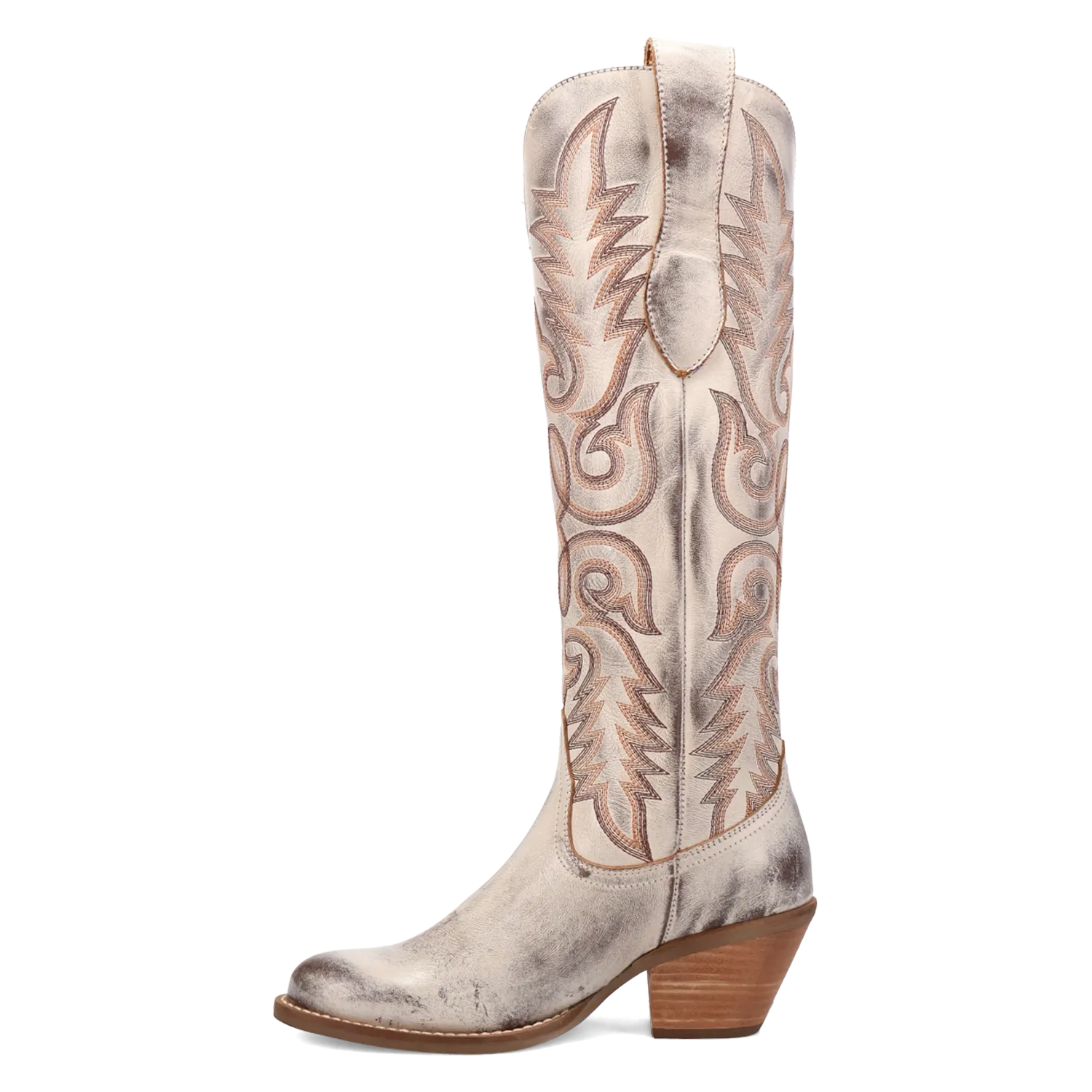 Faded Love Brown Metallic Leather Boot (DS)