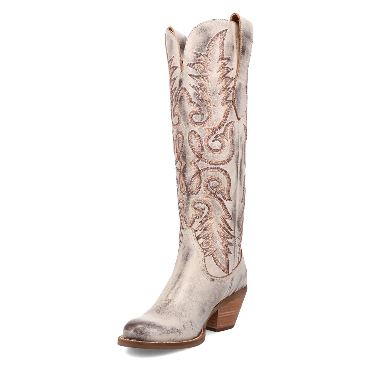 Faded Love Brown Metallic Leather Boot (DS)