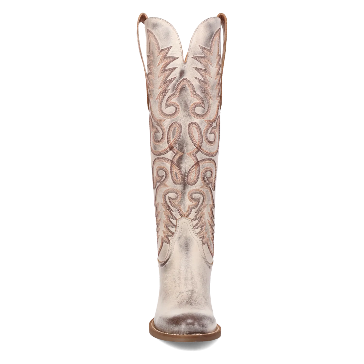 Faded Love Brown Metallic Leather Boot (DS)