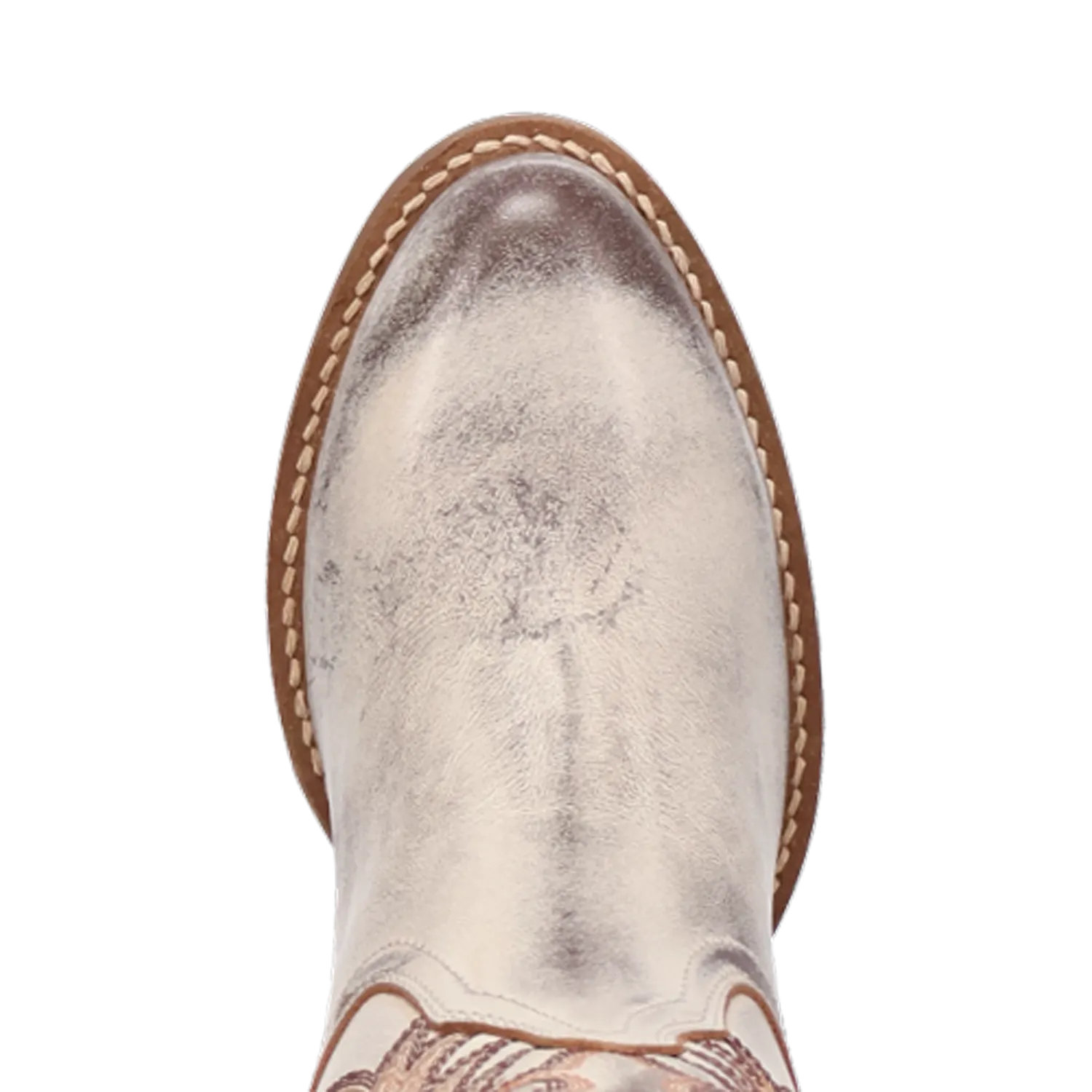 Faded Love Brown Metallic Leather Boot (DS)