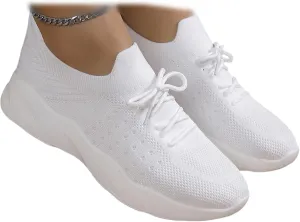 Ladmiple Sneakers For Women Trendy 2025 Slip On Running Shoes Lightweight Gym Workout Walking Tennis Shoes Fashion Sneakers