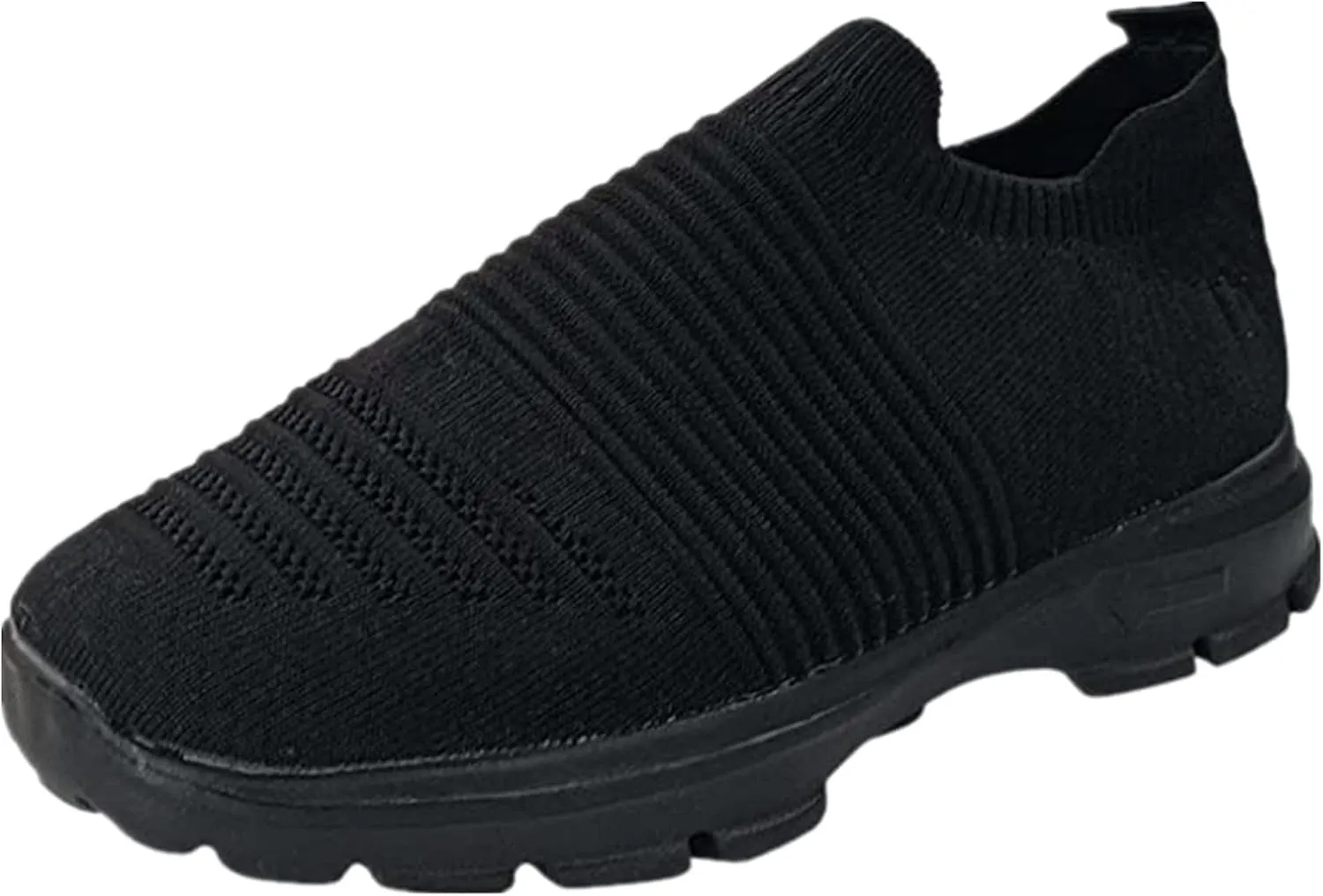 Ladmiple Walking Shoes Women Arch Support Slip On Sneakers Breathable Athletic Workout Tennis Running Shoes Gym Sneakers