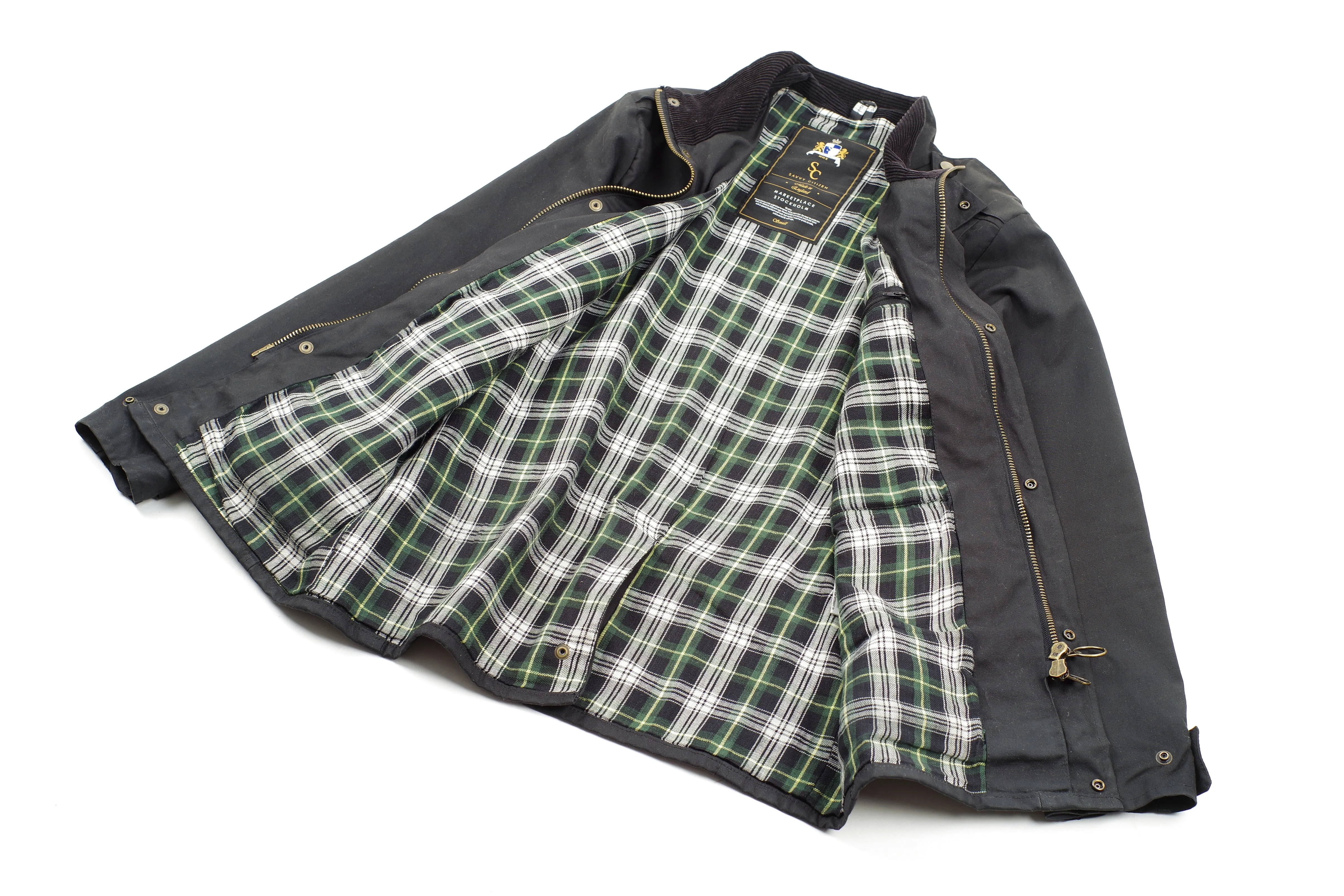 Savvy Citizen British Waxed Cotton Men's Jacket, Size S