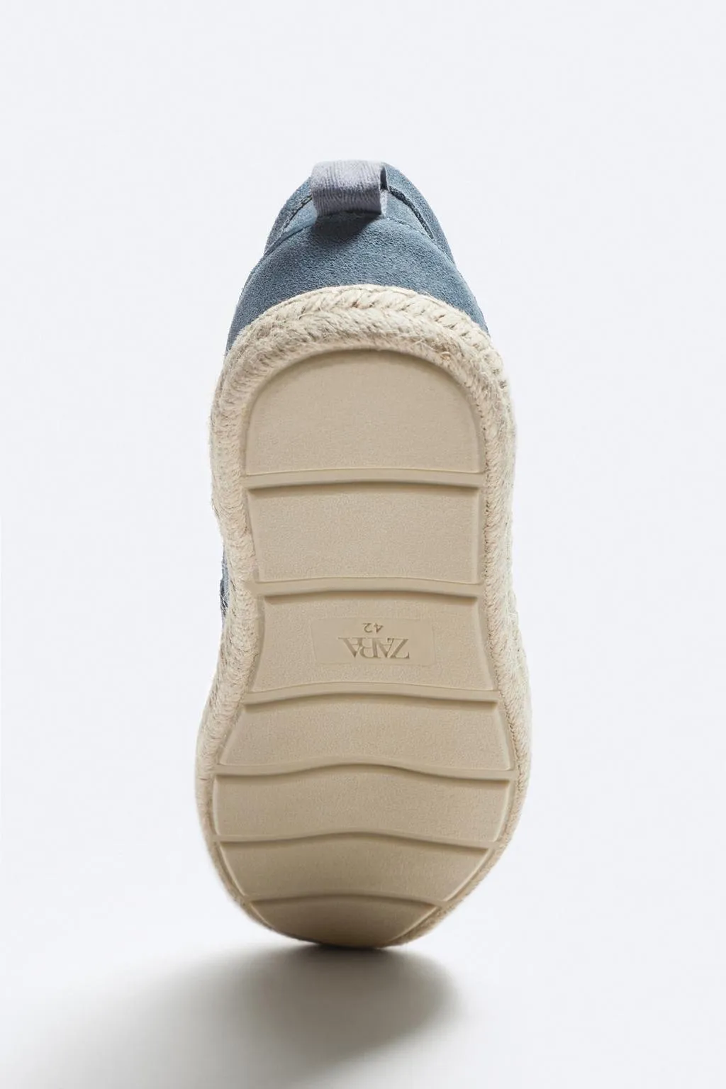 SPLIT LEATHER ESPADRILLE LOAFERS