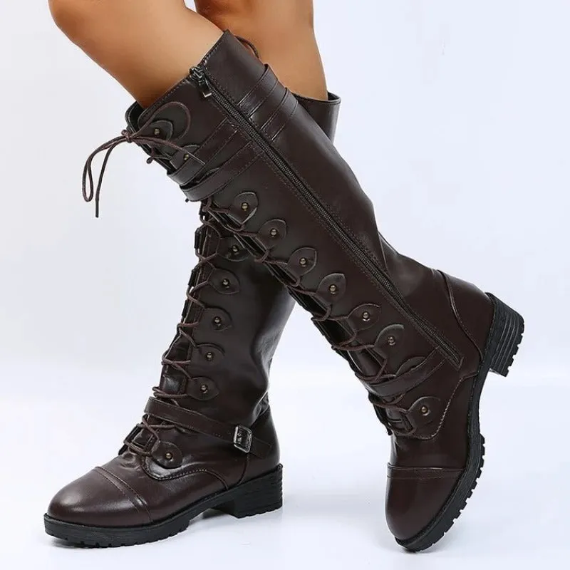 Steampunk female boots