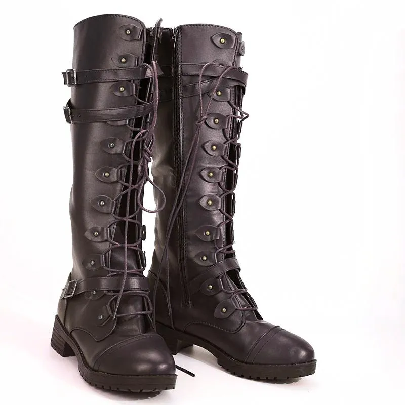 Steampunk female boots