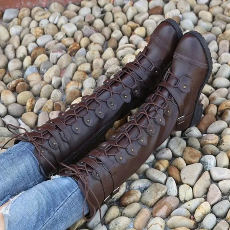 Steampunk female boots