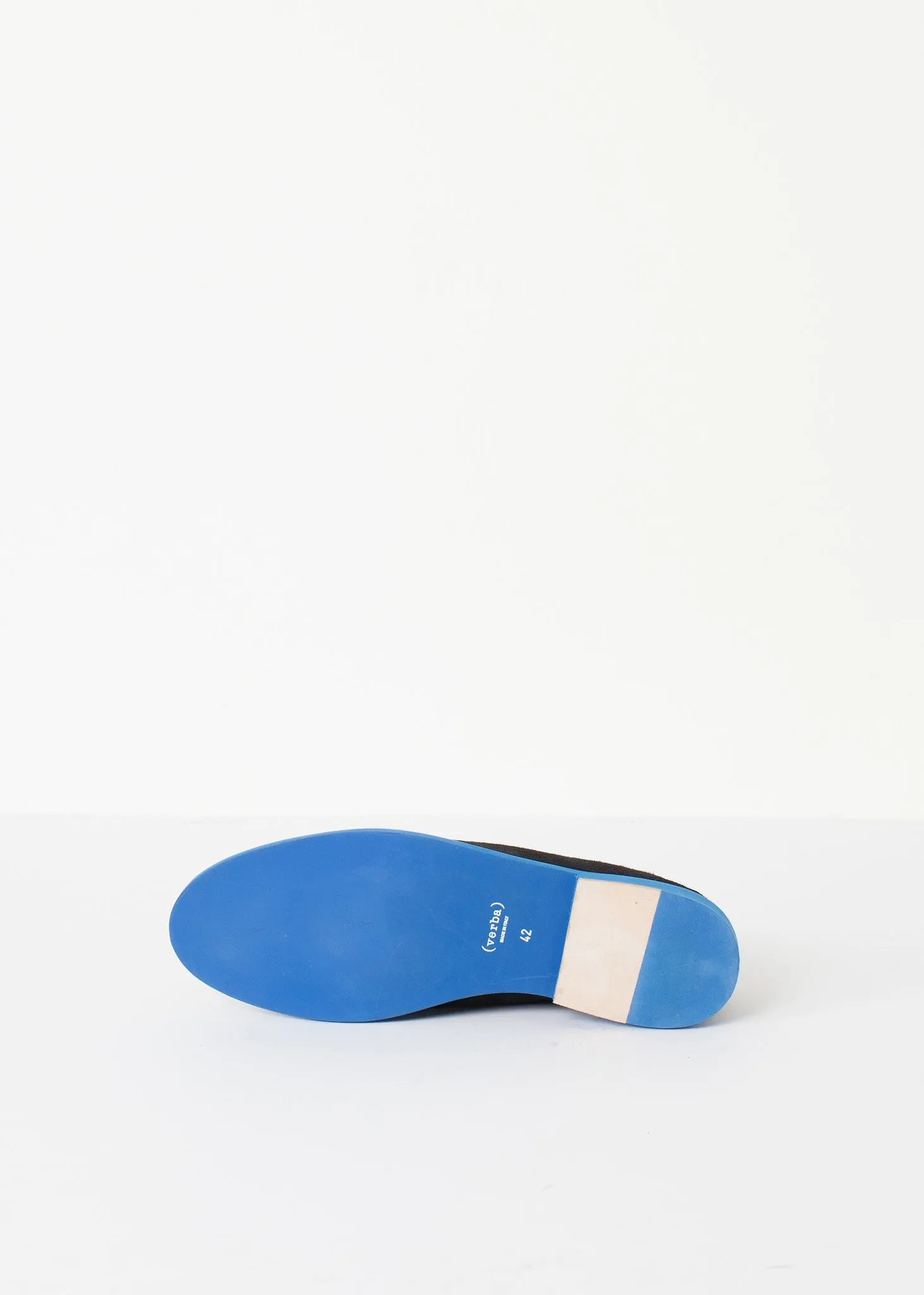Suede Loafers - Black/Blue - Less Choice