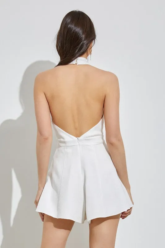 Summertime Favorite Halter Neck Romper