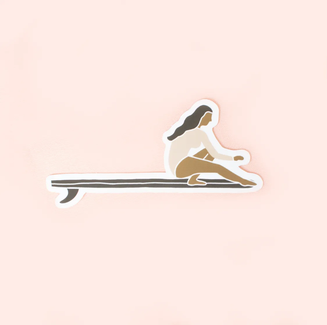 Surfer Girl Cheater Five Sticker