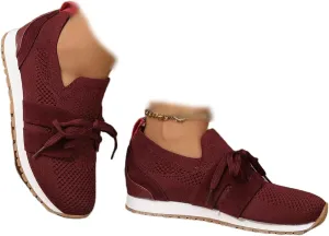Tennis Shoes Womens Walking Running Slip On Non Slip Gym Workout Shoes Fashion Breathable Mesh Athletic Sneakers 2025