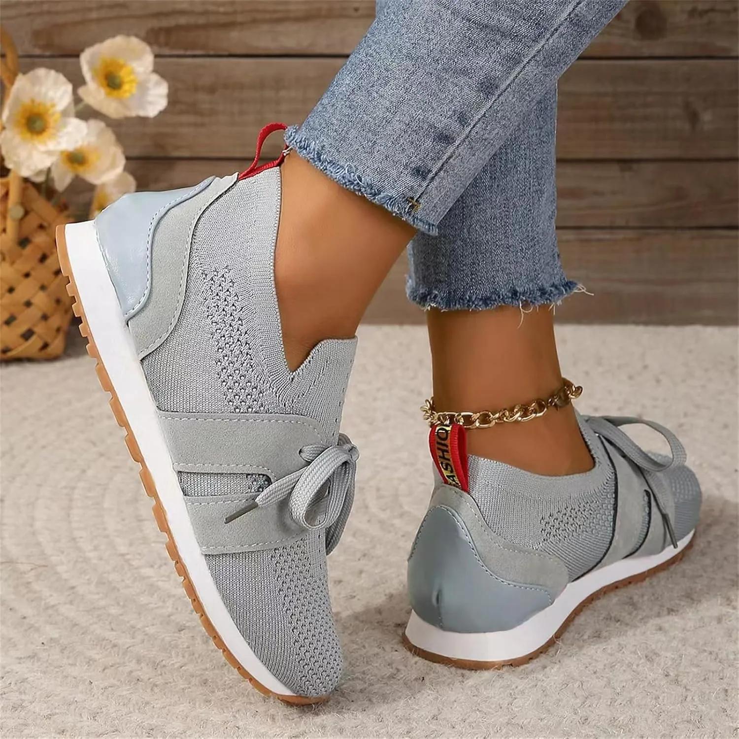 Tennis Shoes Womens Walking Running Slip On Non Slip Gym Workout Shoes Fashion Breathable Mesh Athletic Sneakers 2025