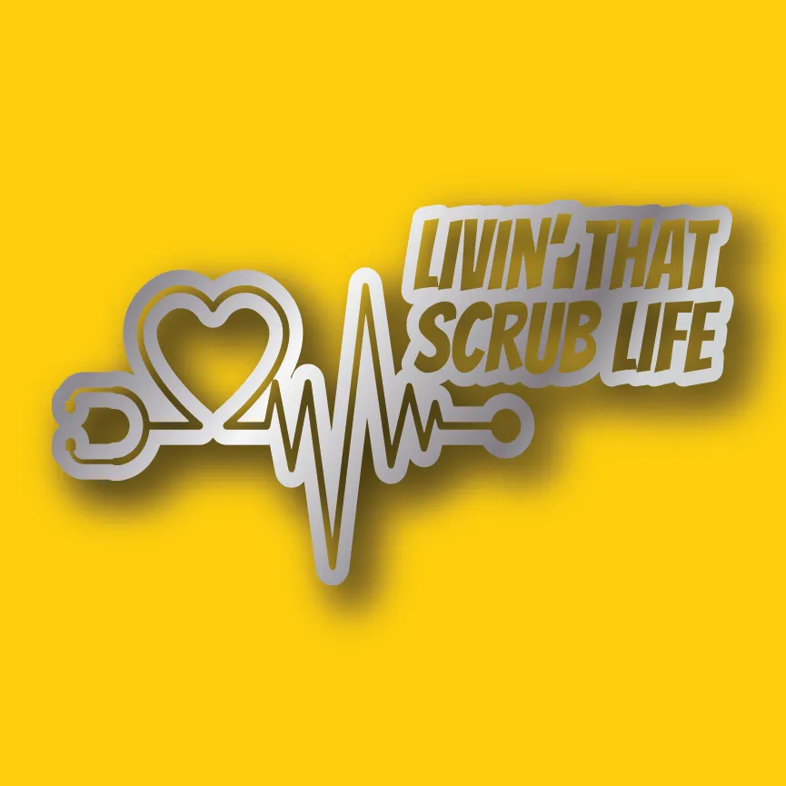 Vehicle Sticker: Scrub Life