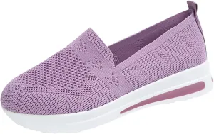 Women's Slip On Sneakers Shoes Closed Toe Walking Sneakers Thick Sole Running Hiking Sneaker Beach Summer Sandals