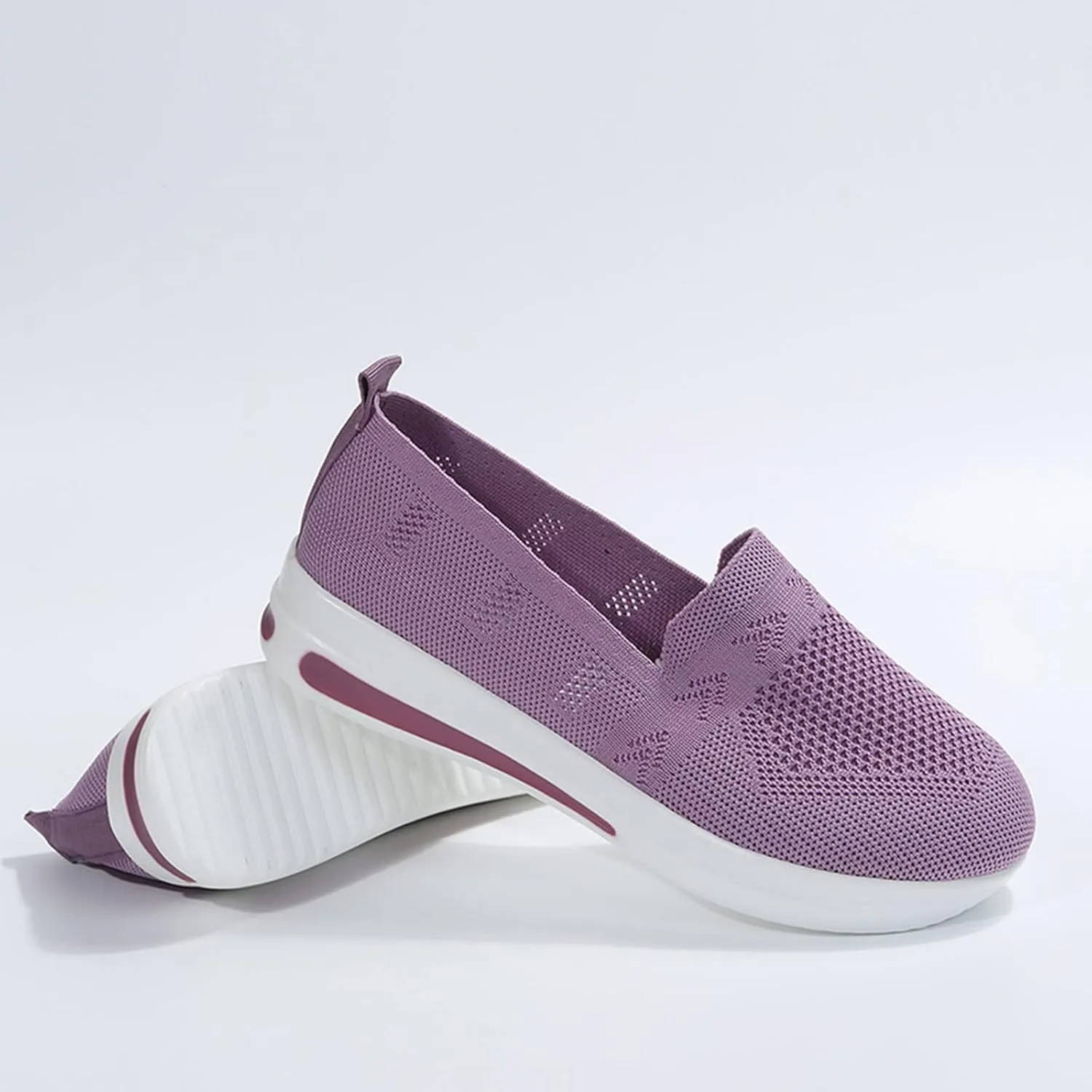 Women's Slip On Sneakers Shoes Closed Toe Walking Sneakers Thick Sole Running Hiking Sneaker Beach Summer Sandals