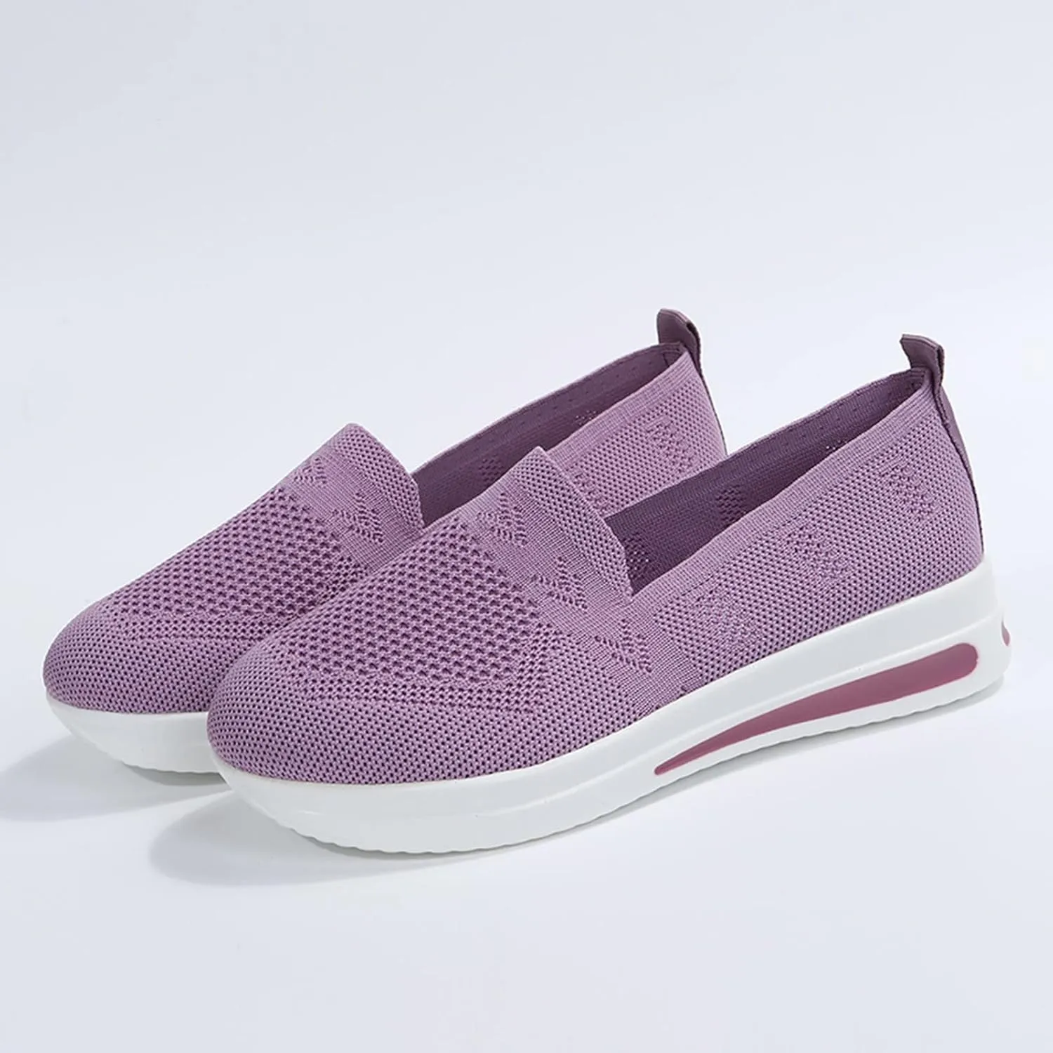 Women's Slip On Sneakers Shoes Closed Toe Walking Sneakers Thick Sole Running Hiking Sneaker Beach Summer Sandals
